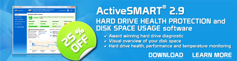HDD diagnostics and health software